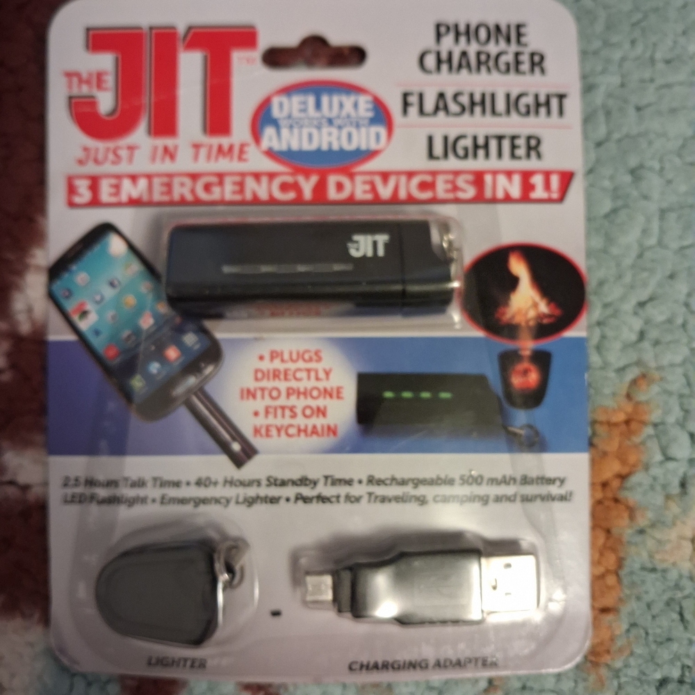Just In Time Phone Charger & Flashlight